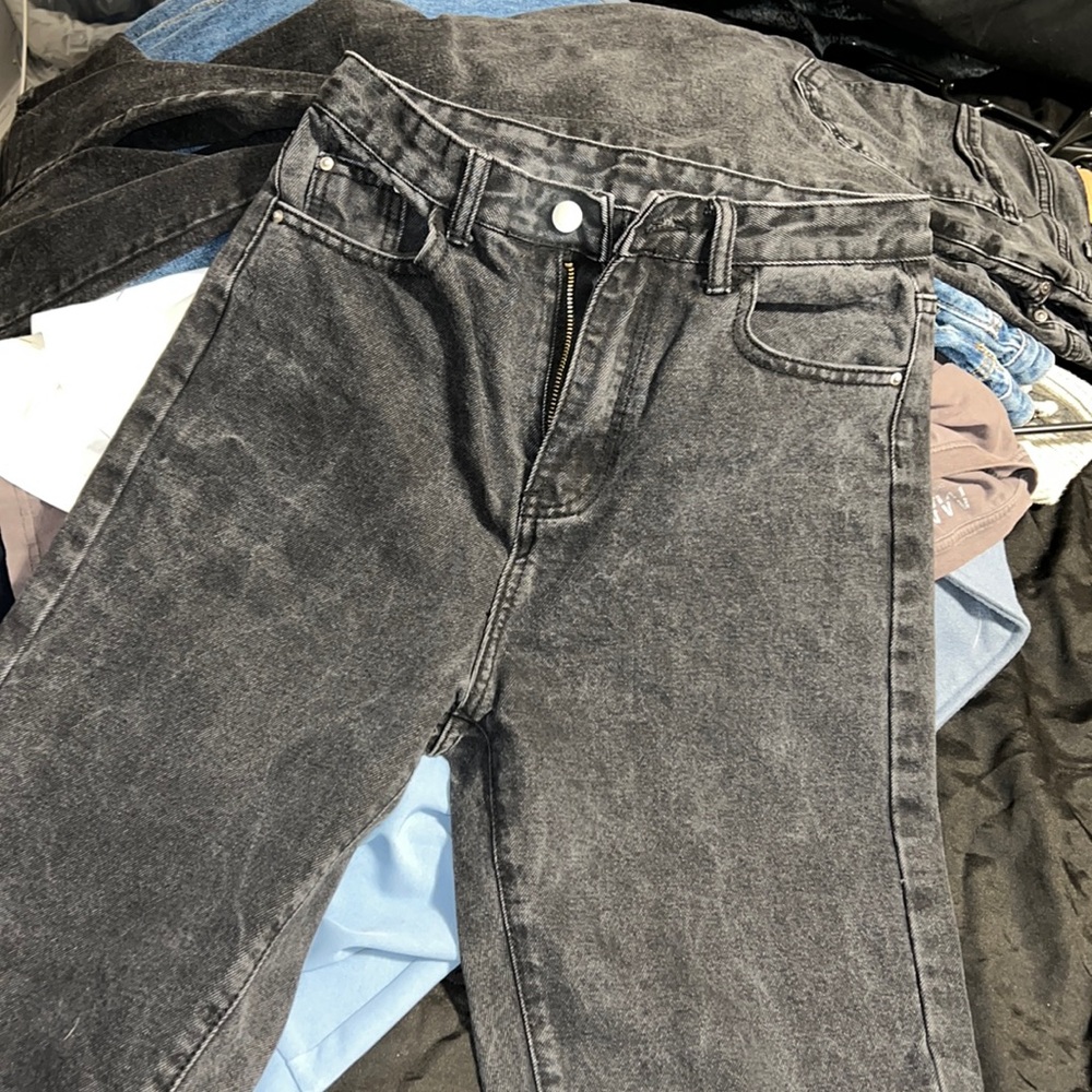 Black Washed Jeans